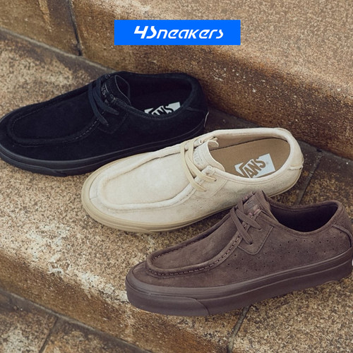 Vans Premium Carver Lo卡佛绒面舒适圆头系带袋鼠鞋男女休闲鞋