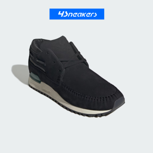 BOAT莫卡辛复古皮革拼接低帮休闲鞋 700 JQ3161 阿迪达斯ADIDAS