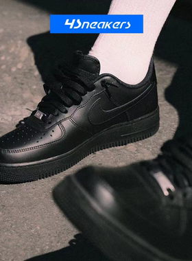 Nike Air Force1 AF1 空军一号黑武士男女低帮休闲板鞋CW2288-001