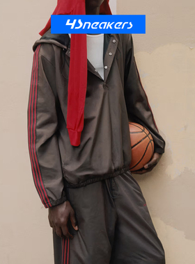 Adidas X Wales Bonner三叶草联名美式复古运动风长袖卫衣套装