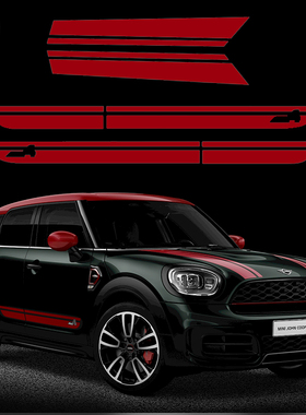 MINI官方同款拉花F60countrymanF54 CLUBMAN机盖车身装饰贴