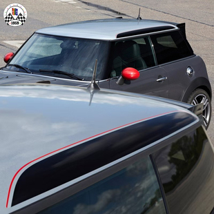 COOPER 适用于宝马mini R56 JOHN GP拉花进气孔车身车顶贴 WORKS