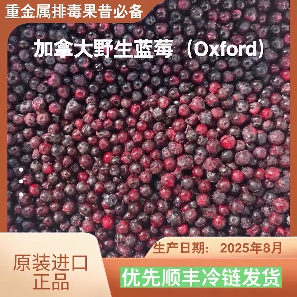 加拿大野生蓝莓牛津牌原装袋装