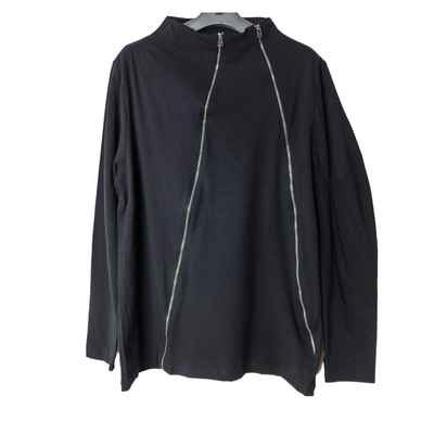 圣牌精品男装拉链装饰立领卫衣