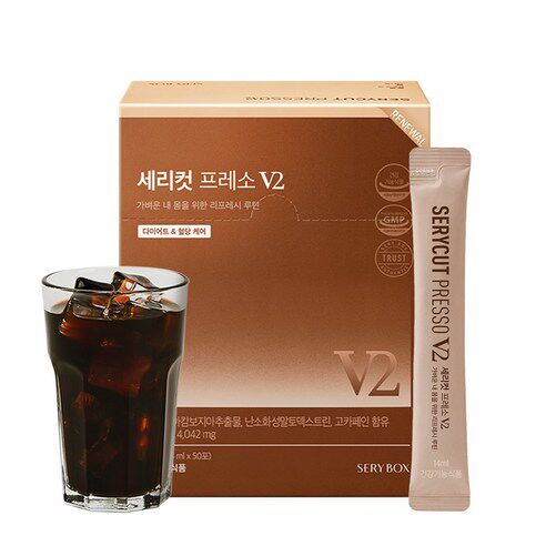 韩国原装serybox升级版V2液体咖啡藤黄果提取物管理健身香醇液体