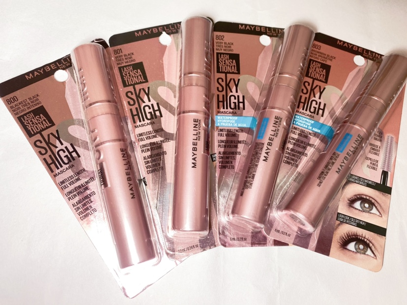 现货maybeline美宝莲skyhigh一飞冲天睫毛膏纤长浓密卷翘持久自然