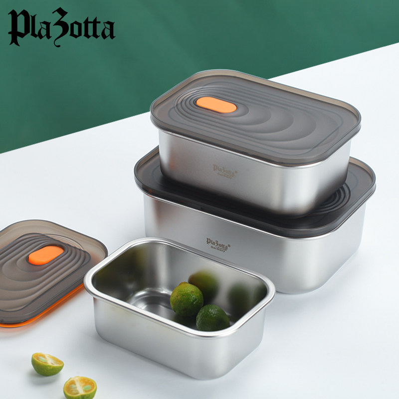 德国plazotta304不锈钢保鲜盒