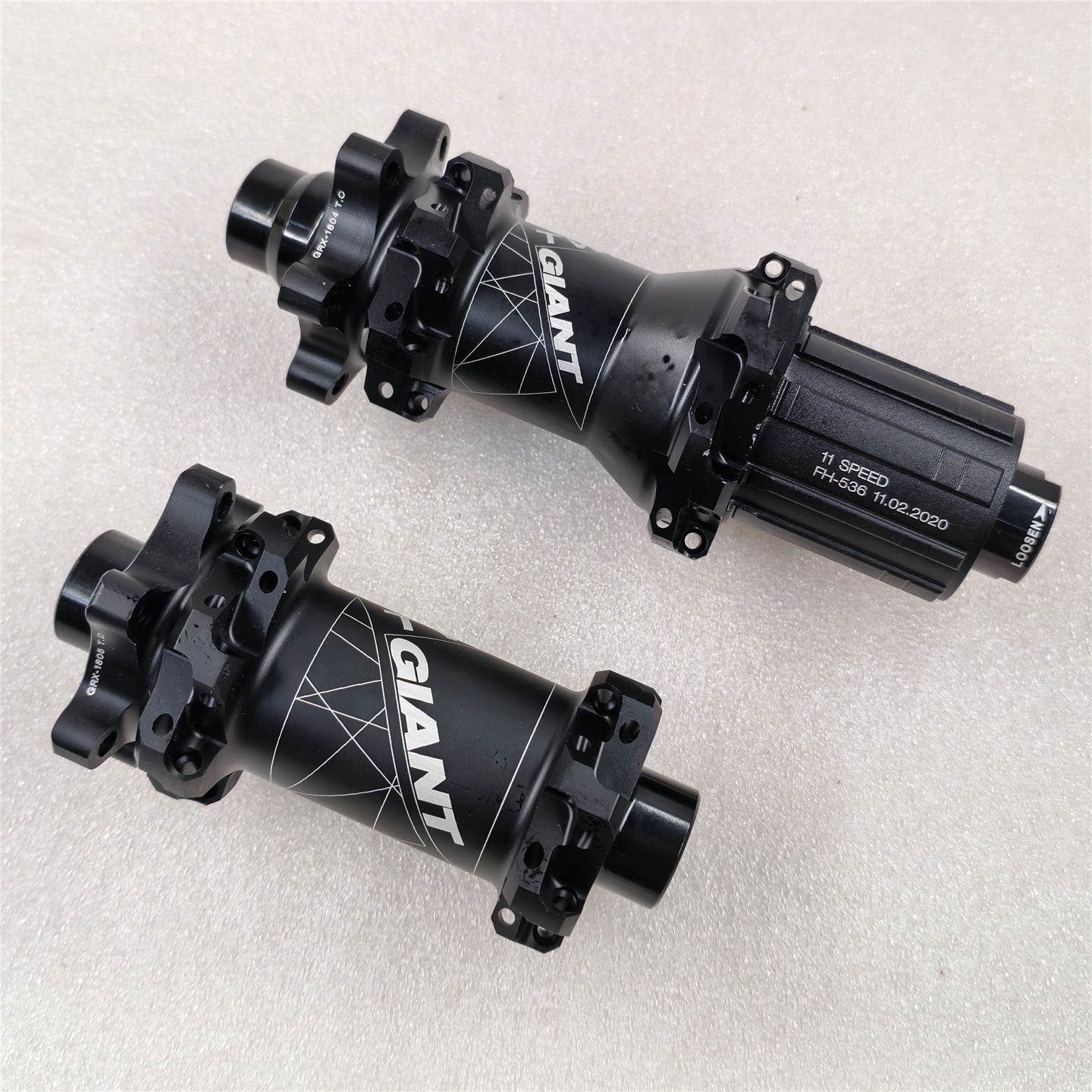 捷安特GRX1804/5公路车花鼓28孔桶轴100/142碟刹 自行车前后花鼓