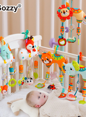 sozzy Baby Rattle Toy Baby stroller pendant bed bell winding