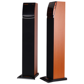 蓝牙木质电视机音响前置落地立式 音柱卡拉OK重低音有源音箱FM收音