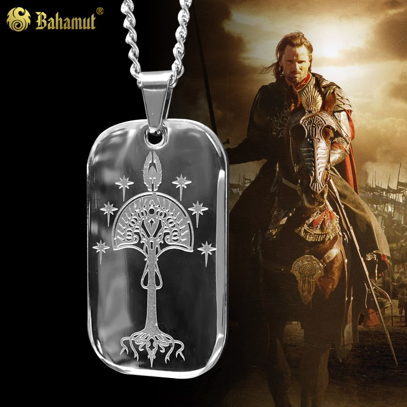 指环王魔戒男士挂件钛钢饰品吊坠