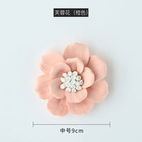 Ceramic flower wall decorations, hanging decorations, wall decorations, creative living room and bedroom walls, TV background walls, three-dimensional wall decorations thumbnail 2