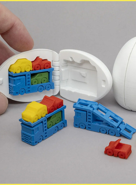 微缩场景教学玩具运输车蛋儿童彩蛋男孩女孩小礼品迷你小汽车