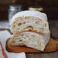 Beijing Hesenbooker German Bakery's traditional recipe fresh slipper cabatta white bread ciabatta thumbnail 2