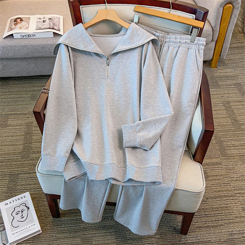 130-310斤胖mm超肥加大码女装时尚显瘦卫衣+长裤2025秋季休闲套装,女装/女士精品,大码套装,淘宝优惠券,粉丝福利购,淘宝优惠卷