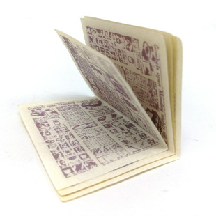 1/12手办人偶眼镜模型figma shf 蚂蚁可用食玩微缩报纸模型配件