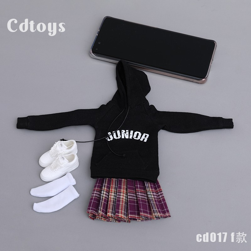 1/6兵人素体模型连帽卫衣bjd衣服
