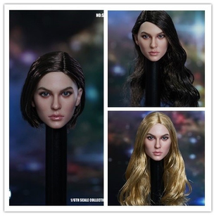 1/6兵人模型 女素体SDH025 俄罗斯模特头雕 神似吉尔欧美美女战士