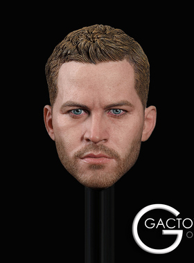 GACTOYS 1/6男兵人保罗沃克欧美12寸手办配件男头雕无脖款模型