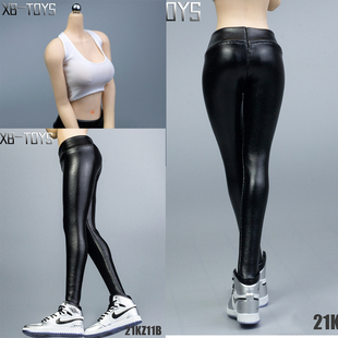1/6兵人模型女包胶素体裤子弹力皮裤紧身大胸岚 ph tbl背心运动装