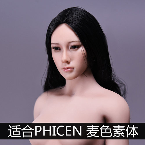 phicen头雕模型女兵人