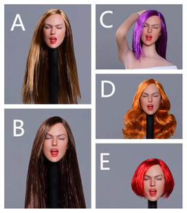 1/6女兵人头雕 欧美性感表情女头雕 第三弹  GACTOYS GC025现货