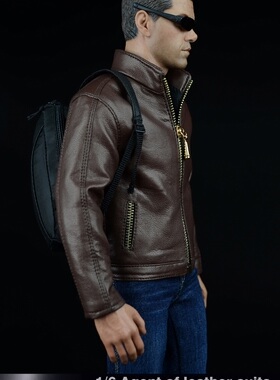 Toy center CEN-M02特工杀手1/6兵人机车服皮衣套装素体手办配件