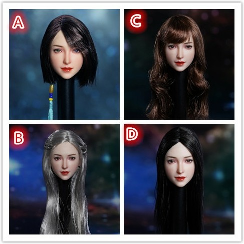 包胶素体用SDH024亚洲美女头雕