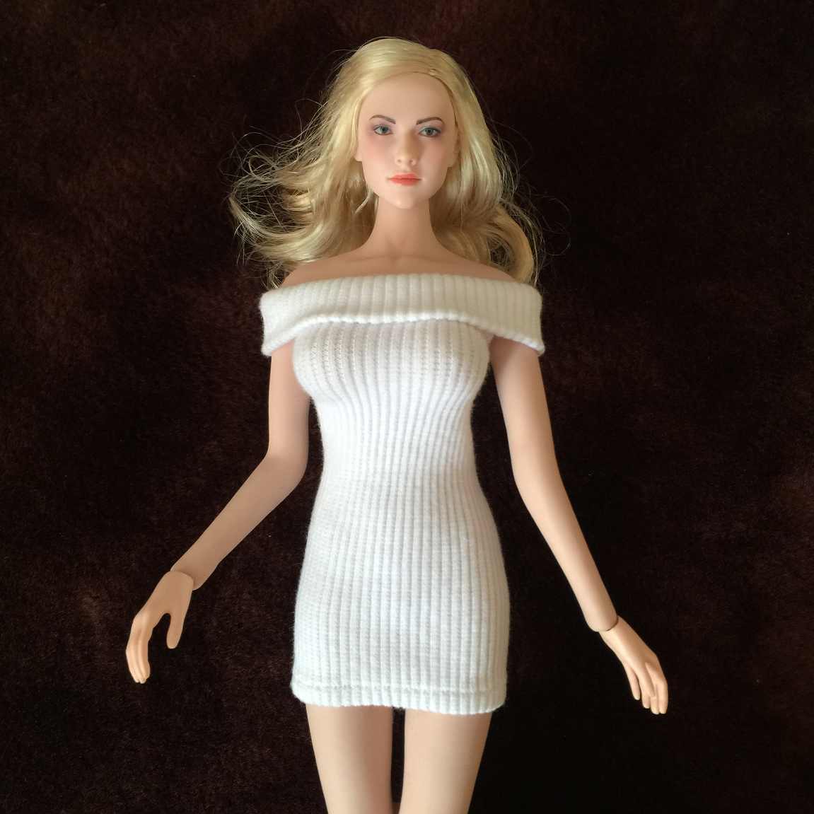 1:6钢骨女兵人衣服连衣裙PH大胸hotstuff UD岚素体穿娃娃素体毛衣