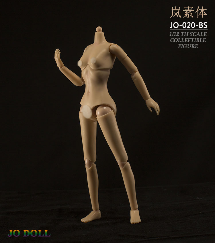 1/12女素体半包胶关节可动6寸手办身体人偶模型shf figma 蚂蚁用