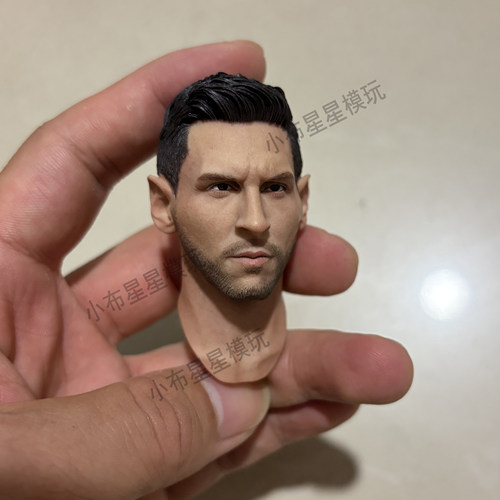 1/6男兵人模型2026世界杯阿根廷队足球运动员明星梅西带脖子头雕