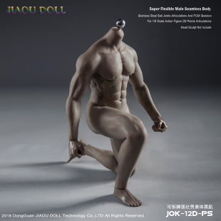 6男兵人全包胶素体硅胶强壮粗壮健美岚实体绘画人体可动模型