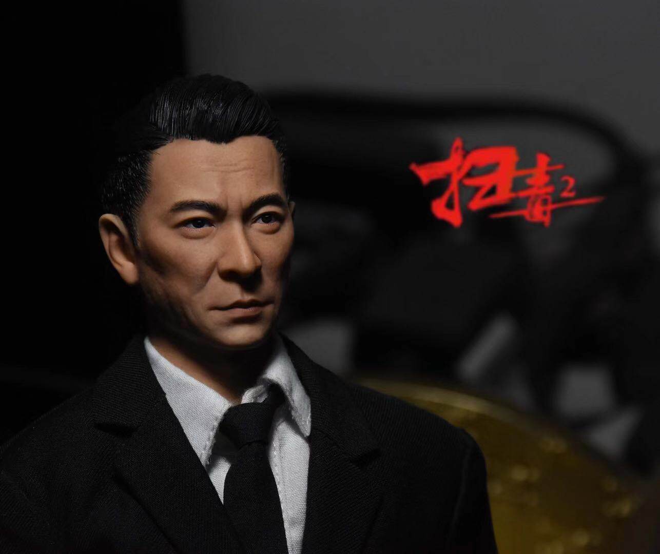 扫毒2周边香港演员明星兵人头雕刘德华1:6模型雕像摆件工艺品配件