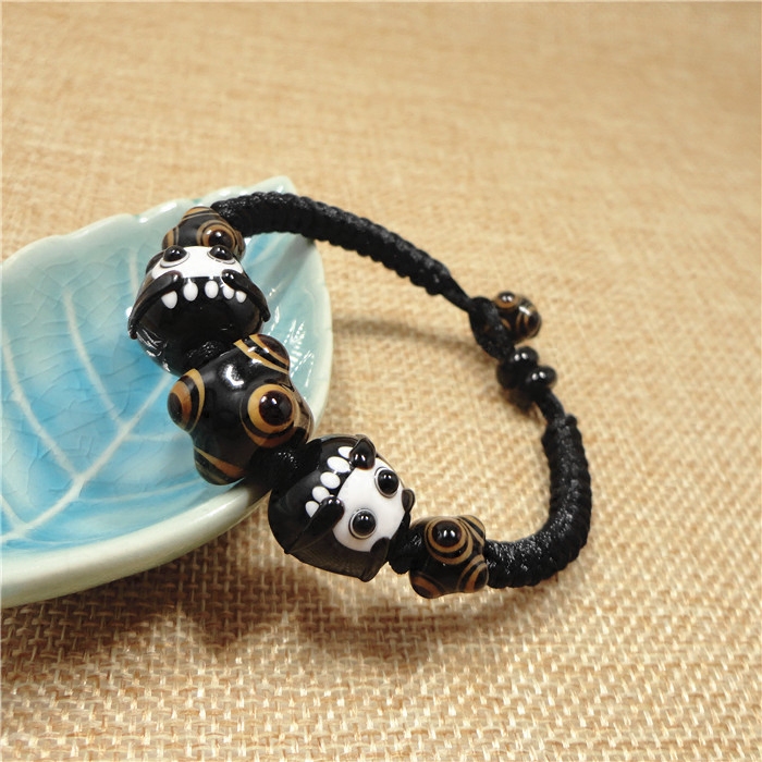 山水名物日式琉璃达摩手链天珠幸运珠子手工编织手绳情侣款情人节在类目 饰品/流行首饰/时尚饰品新, 手链中 - 来自Buy2taobao.com提供专业的淘宝代购服务