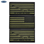 TREAD flag DONT Gadsden patch 刺绣魔术贴章加兹登旗包贴
