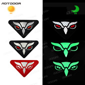 亚马逊户外热卖 反光魔术贴背包章 夜光鹰眼徽章