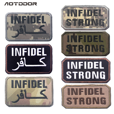 infidel异教徒 刺绣魔术贴臂章