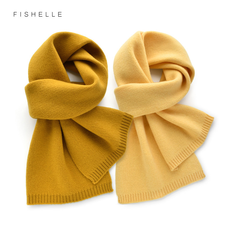 温暖文艺姜黄色纯羊毛围巾短款女冬季软糯加厚保暖针织毛线窄围脖,服饰配件/皮带/帽子/围巾,围巾/丝巾/披肩,淘宝优惠券,粉丝福利购,淘宝优惠卷
