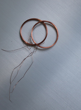 40MM圆形读卡器天线ID-125KHz低频RFID读卡器线圈电感量345-365uh