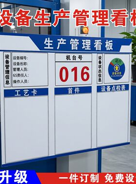 设备管理看板公告栏免打孔