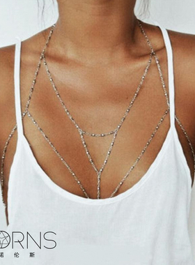 性感显瘦配饰比基尼身体链