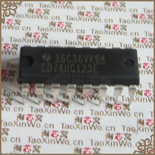 CD74HC123E 74HC123 优势现货 TI 双稳态多谐振荡器 原装正品