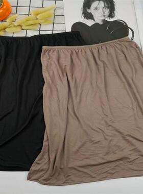 外贸日本柔软防走光内衬裙打底裙百搭半身裙家居休闲睡眠短裙S-5L