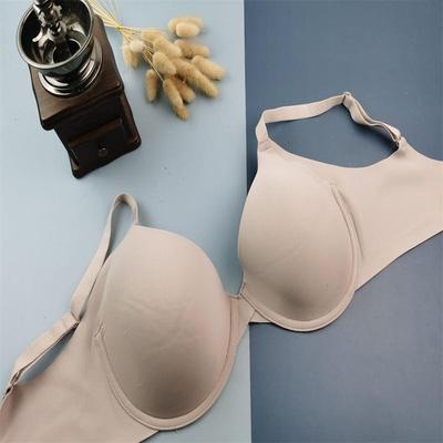 简约风基础款光面有钢托肤色内衣