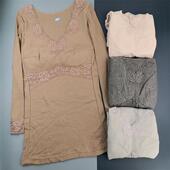 日本棉质秋冬防寒女士长袖 胖L 家居服 中老年保暖睡衣上衣大码