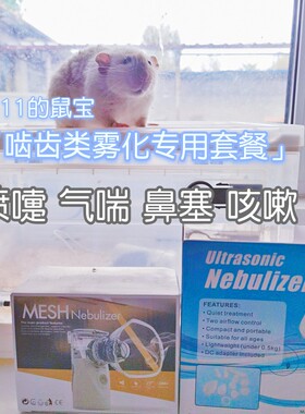 11的鼠宝 自配花枝鼠雾化液 呼吸道感染雾化雾化箱微网雾化机套餐