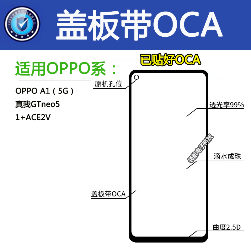 OPPOA1真我GTneo51+ACE2V盖板