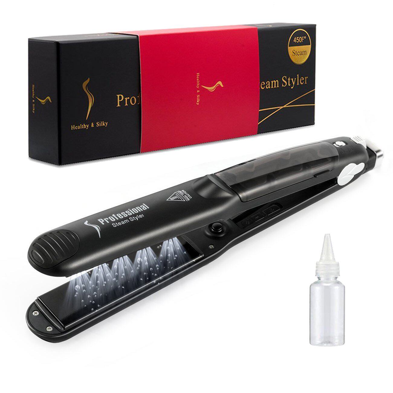 直板夹蒸汽直发器卷直两用直发板快速加热电夹板