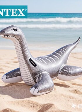 水上充气坐骑恐龙游泳圈INTEX57584儿童成人戏水玩具浮排大号坐骑