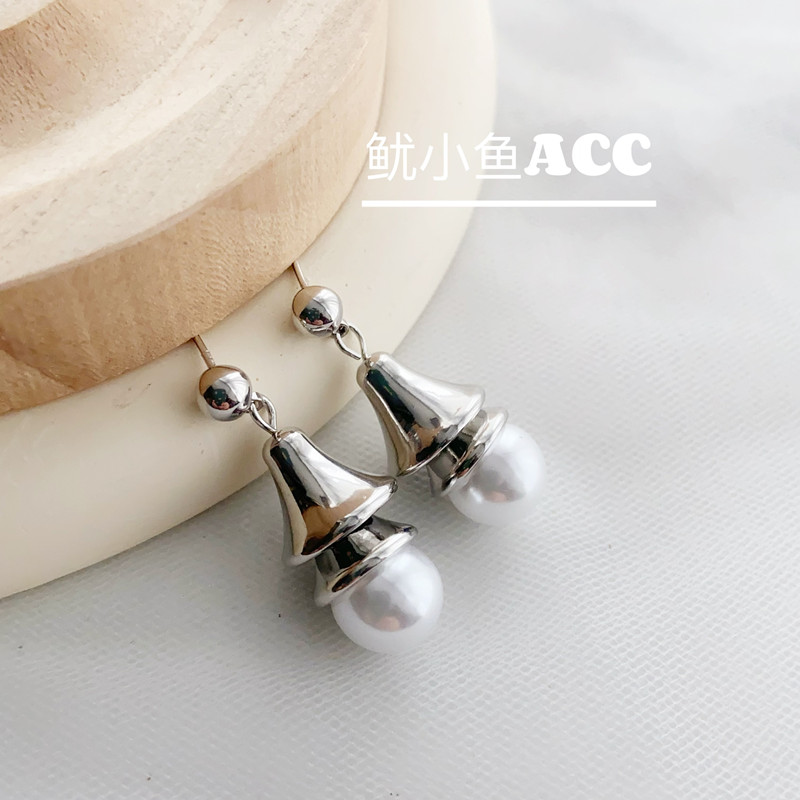 金属耳钉设计感风铃时尚